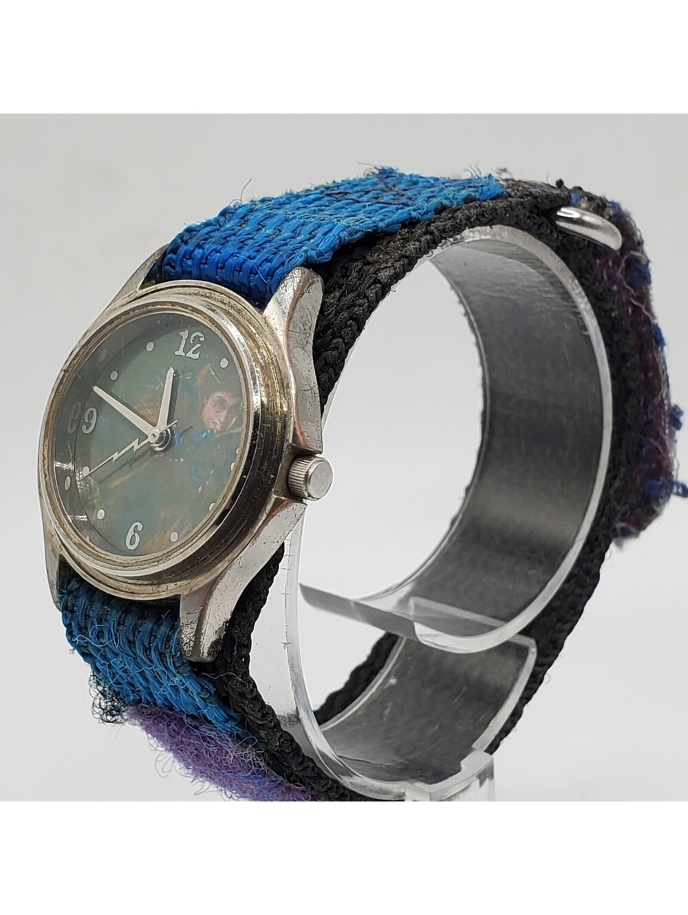 2006 Harry Potter Kids Watch 28mm Blue Purple Band New Battery - Picture 3 of 14